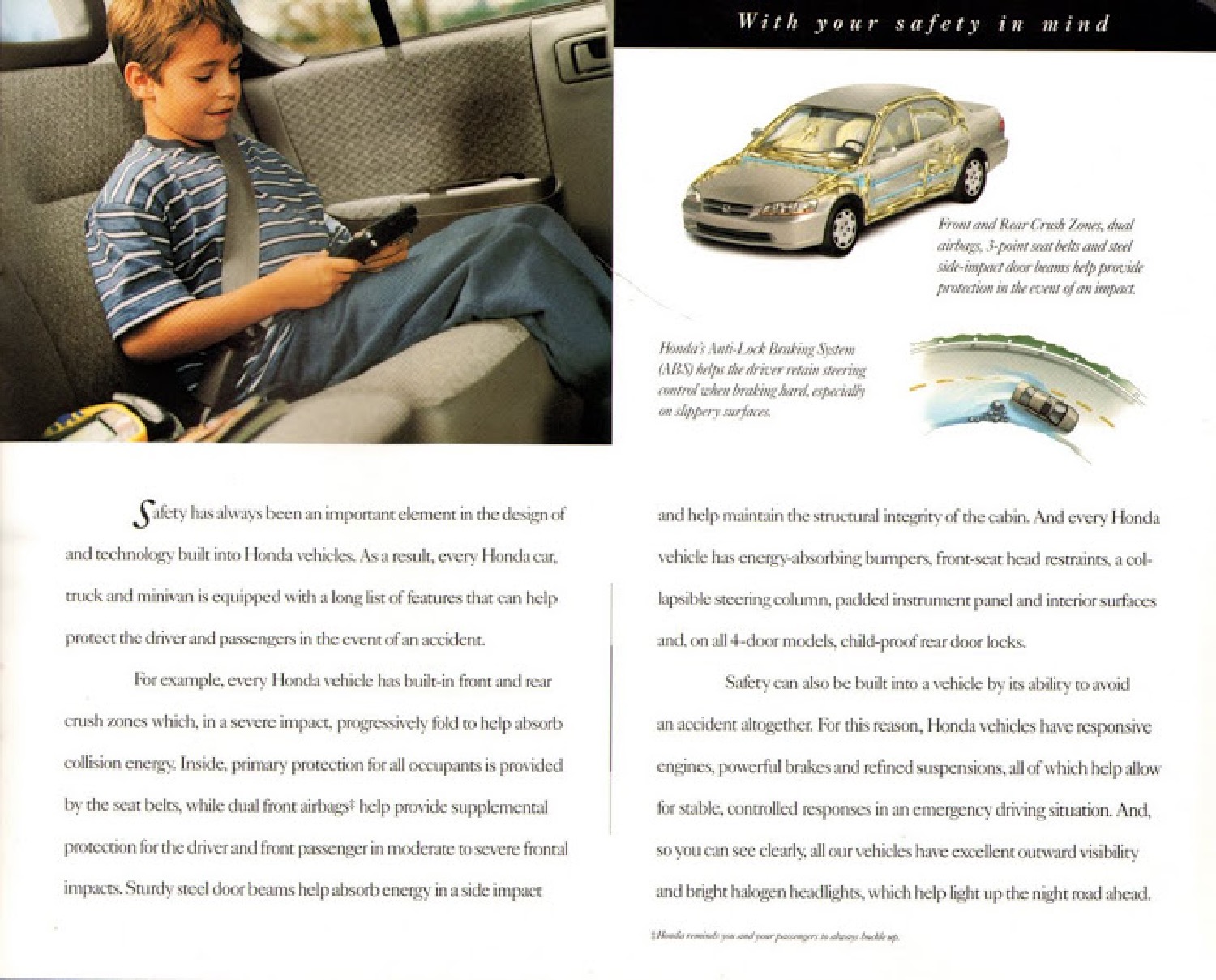 1999 Honda Brochure Page 6
